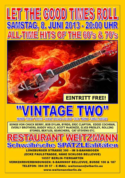 Let the Good Times Roll im Restaurant Weitzmann