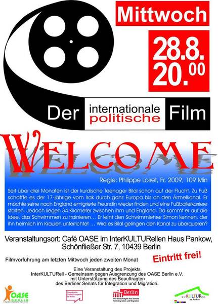 der politische Film:  „Welcome“ von Philippe Lioret 