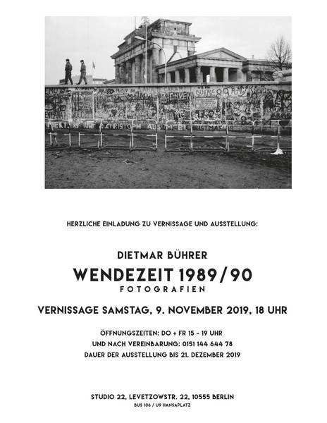 Dietmar Bührer: Wendezeit 1989/90. Fotografien