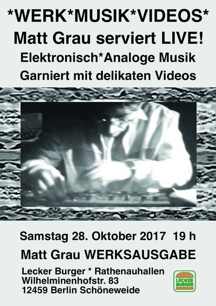 LIVE Musik & Videos & Werkschau MATT GRAU