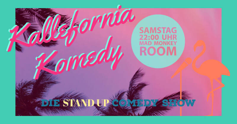Stand-up Comedy • P-Berg • 22:30 • "Kallefornia Komedy" Mad Monkey Room
