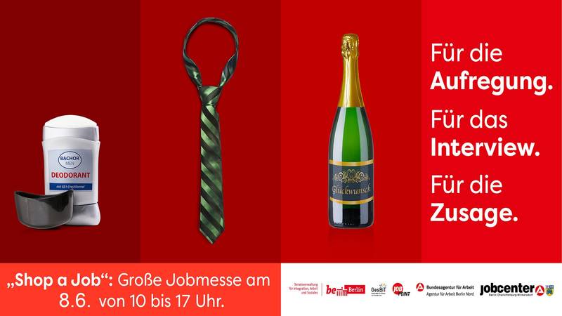 Berlinweite "Shop a Job" Messe
