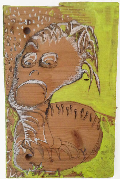 wildrauschen - Street Art von Samira Mahmud in der Galerie KungerKiez - Vernissage