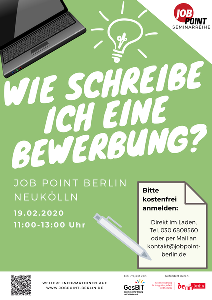 Wie schreibe ich eine Bewerbung?
