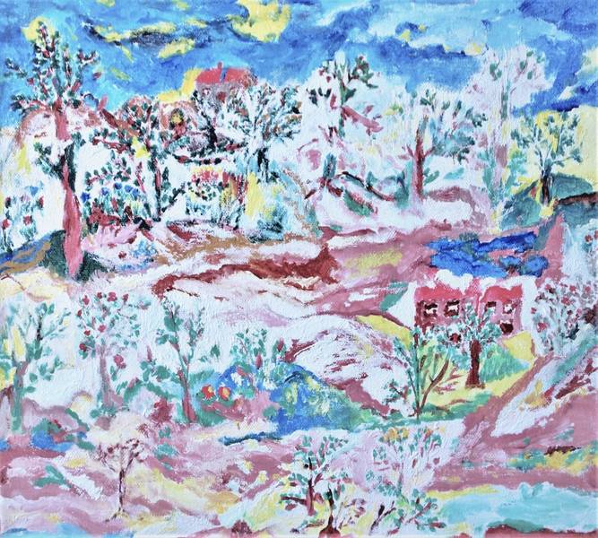 Ausstellungseröffnung im Zentrum GITSCHINER 15:"Meine Weltsicht"- Zeichnungen von Frau Christel Neumann (84 Jahre alt)