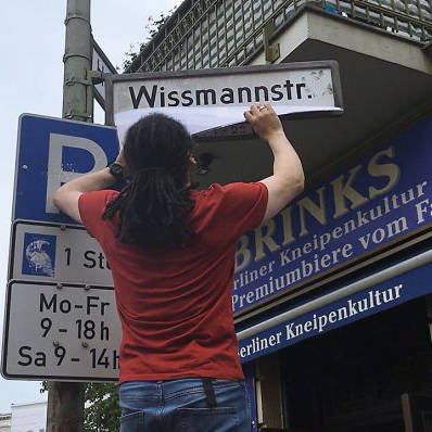  Nachbarschaftsgespräch  Podiumsdiskussion zur Umbenennung der Wissmannstrasse