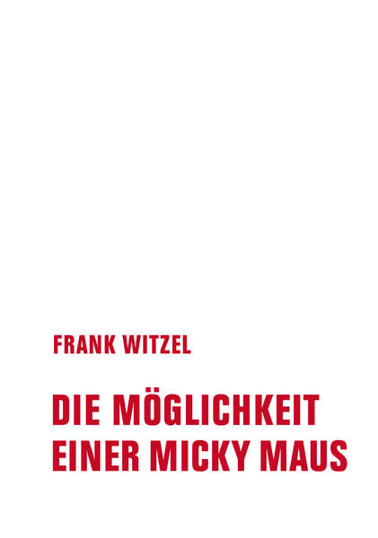 Autor Frank Witzel in Lesung und Gespräch