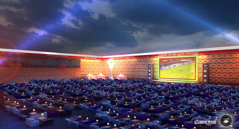 WM Wohnzimmer 2014 - Public Viewing An Der Alten Försterei