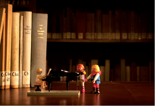 Wohnzimmerkonzert in der Bibliothek