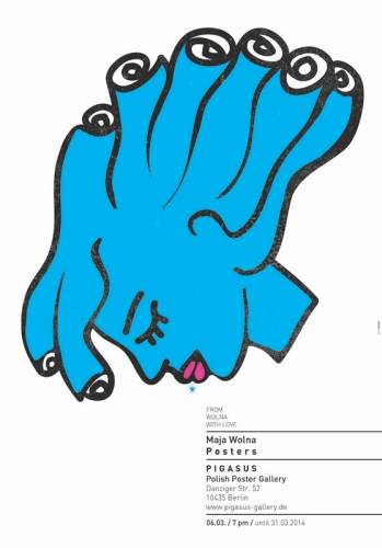 Ausstellung Maja Wolna – From Wolna With Love - Plakatkunst 
