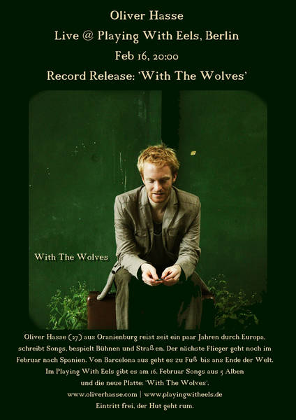Record Release Konzert: Oliver Hasse - With The Wolves
