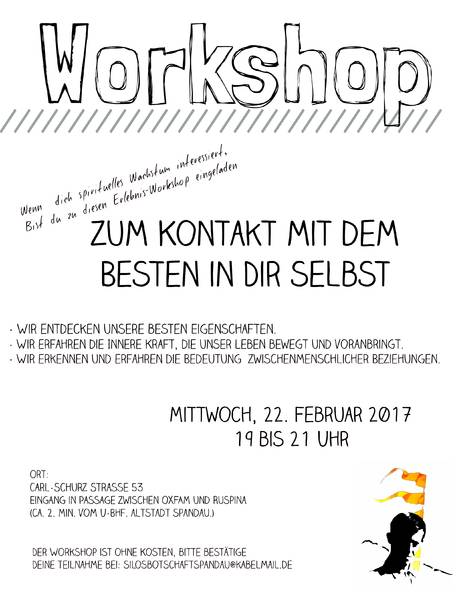 Workshop zum Kontakt mit dem Besten in sich selbst