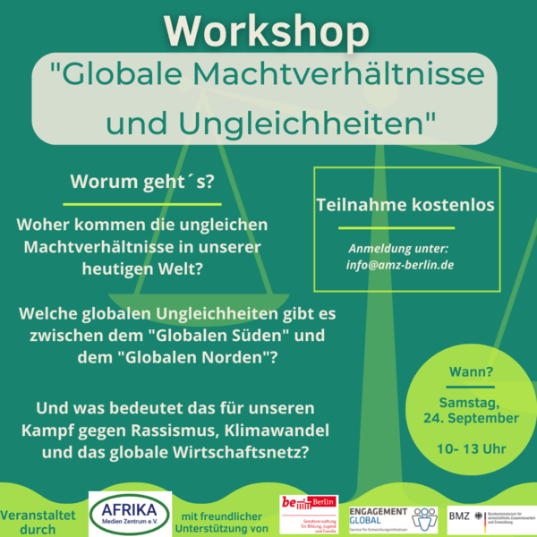 Workshop: „Globale Machtverhältnisse und Ungleichheiten“