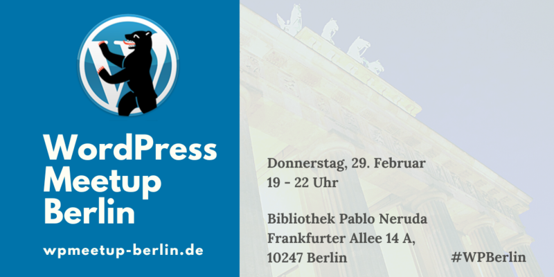 WordPress Meetup Berlin