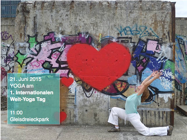 Yoga for World Peace am 1. International Yoga Tag
