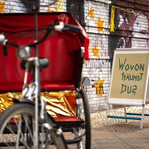 Wovon träumst du? - Die Rikscha-Tour im Rahmen von AUSUFERN 2021
