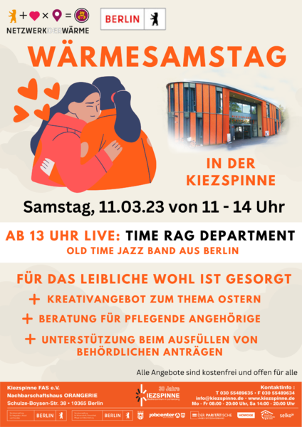 Wärmesamstag in der Kiezspinne