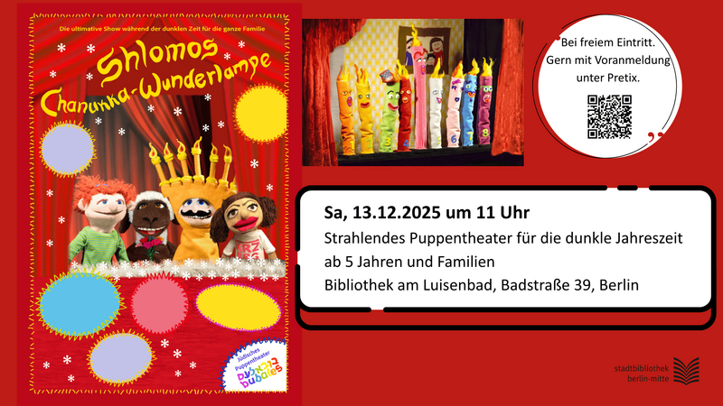 Bubales- jüdisches Puppentheater „Shlomos Chanukka-Wunderlampe“