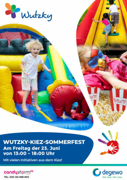 Sommer im Kiez, Sommerfest am Wutzky – eine schöne nachbarschaftliche Tradition auch in 2023