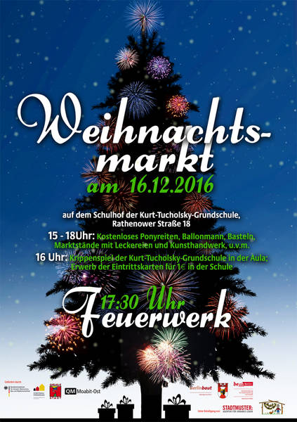 Einladung zum Weihnachtsmarkt in Moabit