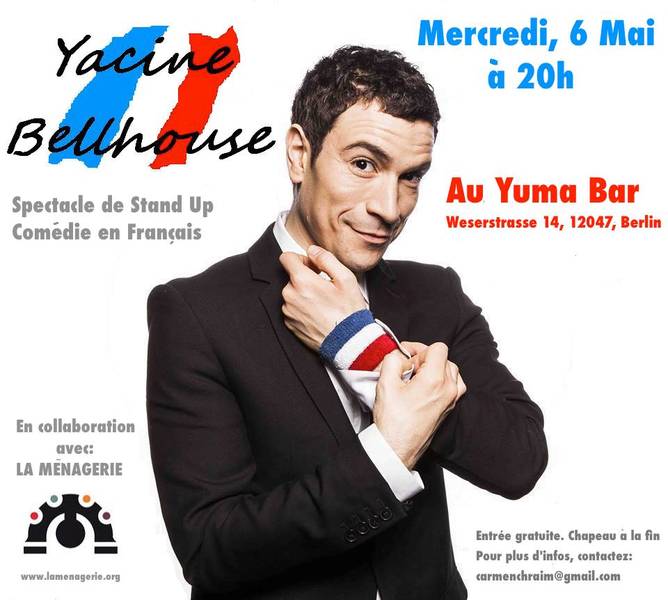 Französisches Stand-Up Comedie - Yacine Belhousse 