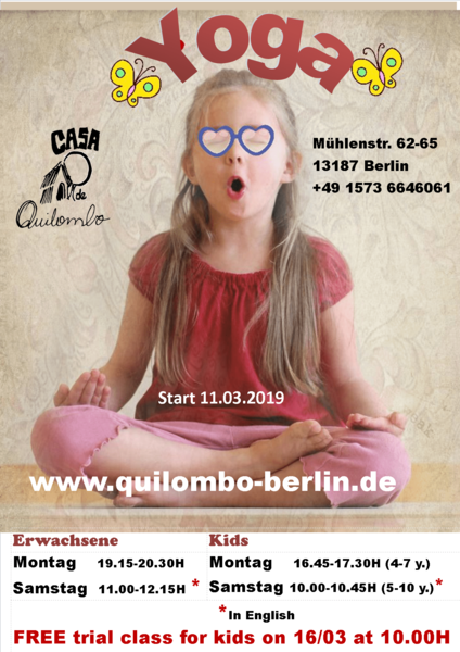 Yoga für Kinder - Probestunde 16/03