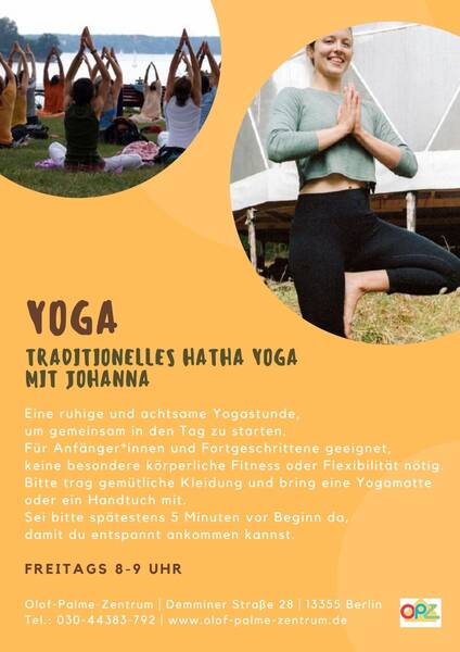 Traditionelles Hatha Yoga mit Johanna