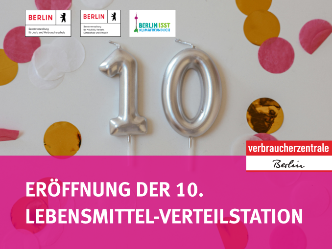 Eröffnung der 10. Lebensmittel-Verteilstation in Berlin