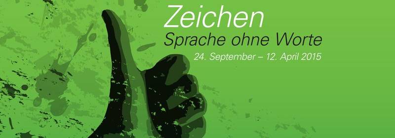 Ausstellung "Zeichen - Sprache ohne Worte" 
