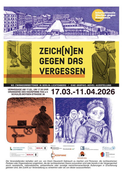 Comic Ausstellung: Zeich(n)en gegen das Vergessen