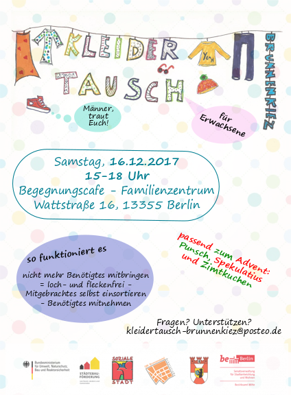 Kleidertausch im Brunnenkiez