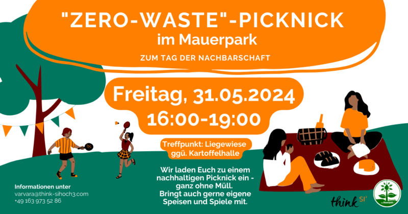 Zero-Waste-Picknick im Mauerpark