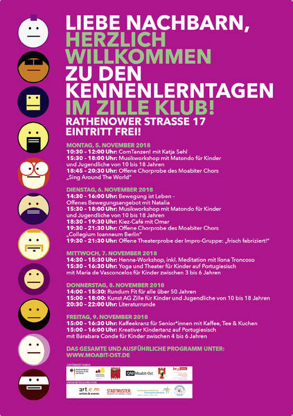Kennenlerntage im ZilleKlub