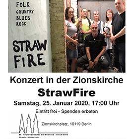 Folk, Country, Blues in der Zionskirche mit StrawFire