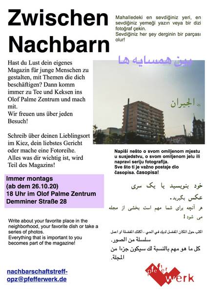 Magazin gestalten!